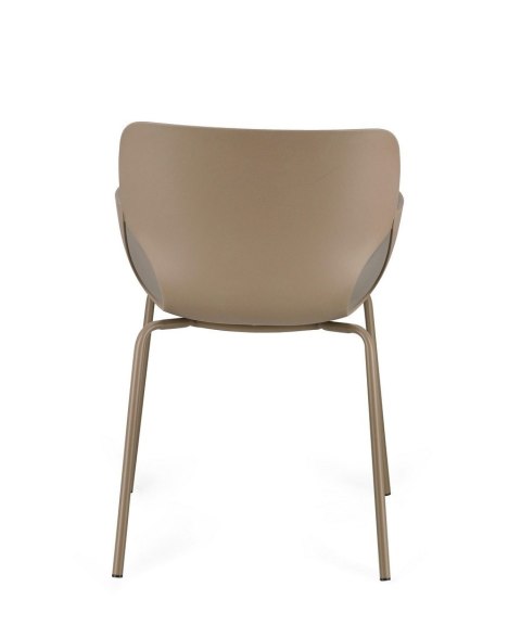 BIZZOTTO krzesło LENNOX ARM brązowe