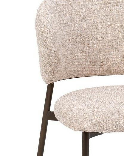 Bizzotto BIZZOTTO krzesło PRISCA brązowe / beżowe