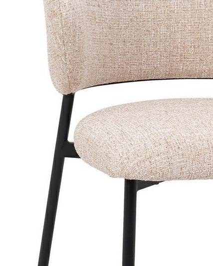 BIZZOTTO krzesło PRISCA czarne / beżowe