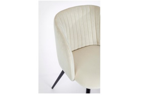 BIZZOTTO krzesło QUEEN VELVET białe