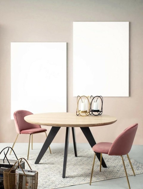 BIZZOTTO krzesło TANYA VELVET różowe