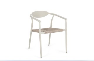 BIZZOTTO krzesło ogrodowe LINARES ARM beżowe