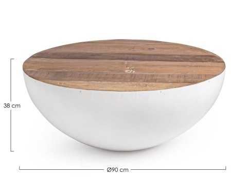 Bizzotto BIZZOTTO stolik kawowy LANCASTER 90 biały