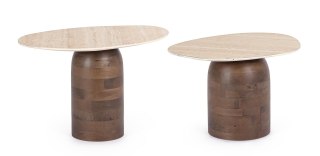 Bizzotto BIZZOTTO zestaw stolików YANISHA brązowy