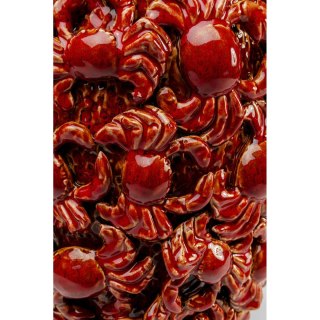 KARE wazon dekoracyjny CRABS 39 cm czerwony