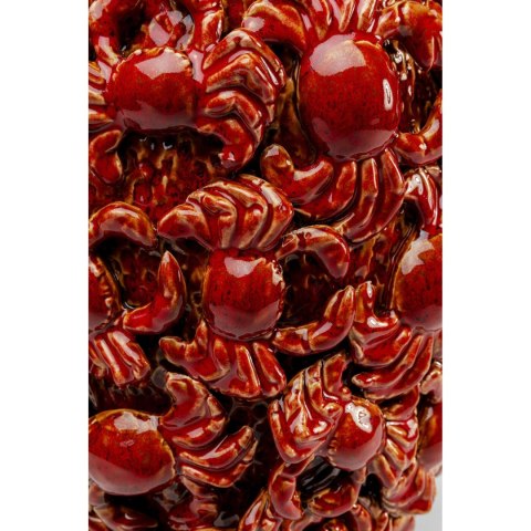 KARE wazon dekoracyjny CRABS 39 cm czerwony