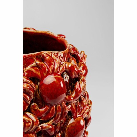 KARE wazon dekoracyjny CRABS 39 cm czerwony