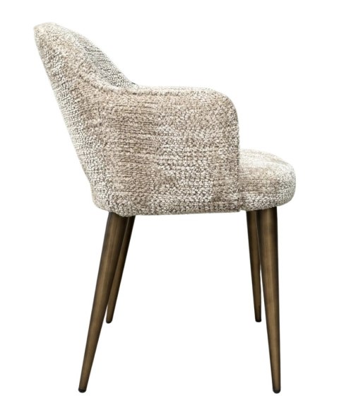 RICHMOND krzesło DELPHINA ARM - trudnopalne