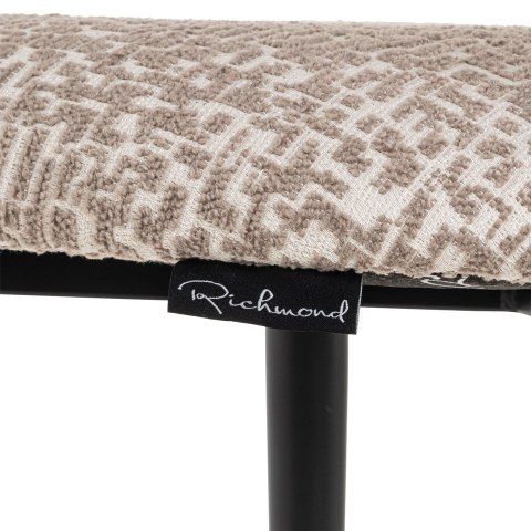 Richmond Interiors RICHMOND krzesło barowe DANTES 66 natural geo - trudnopalne