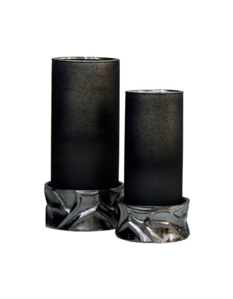 Richmond Interiors RICHMOND świecznik CANDACE L czarny