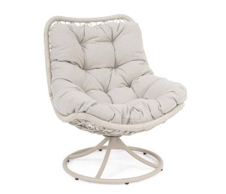 BIZZOTTO fotel obrotowy AZORES ARM beżowy