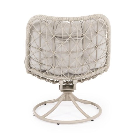 BIZZOTTO fotel obrotowy AZORES ARM beżowy