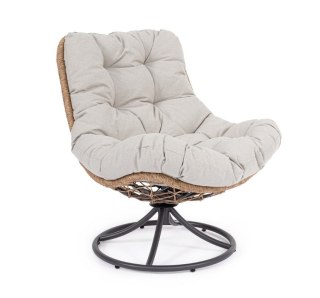 BIZZOTTO fotel obrotowy AZORES ARM szary