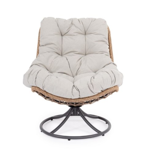 BIZZOTTO fotel obrotowy AZORES ARM szary