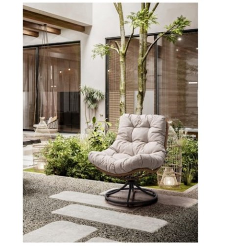 BIZZOTTO fotel obrotowy AZORES ARM szary