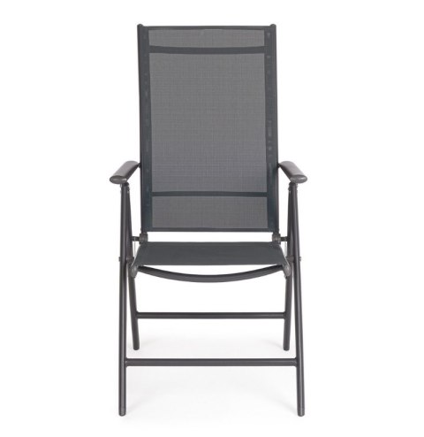 BIZZOTTO krzesło ogrodowe MICHIGAN ARM szare