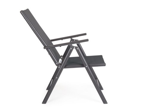 BIZZOTTO krzesło ogrodowe MICHIGAN ARM szare