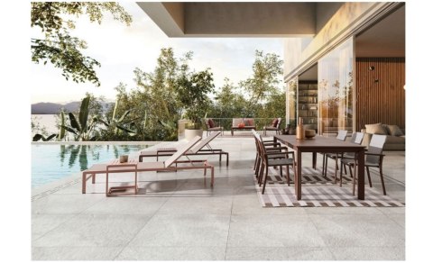 BIZZOTTO stolik ogrodowy KONNOR różowy