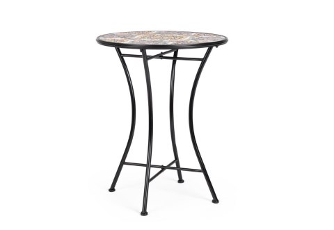 BIZZOTTO stolik ogrodowy SANTORINI czarny