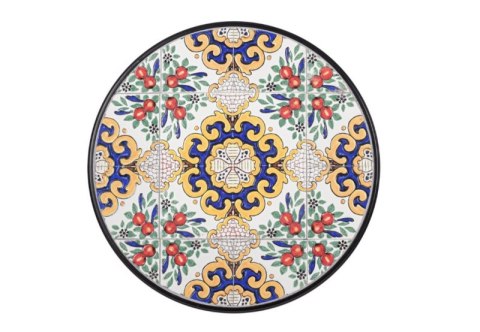 BIZZOTTO stolik ogrodowy SANTORINI czarny