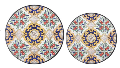 Bizzotto BIZZOTTO zestaw stolików kawowych SANTORINI czarny