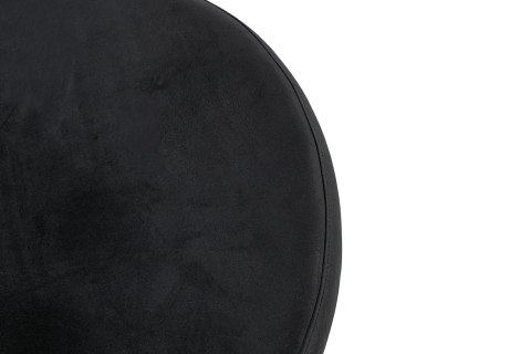 Fotel GABBIA STAND z podnóżkiem złoty - welur, stal