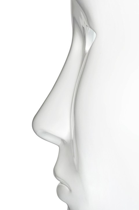 King Home Fotel NEMO FACE CHAIR biały - włókno szklane