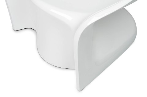 King Home Fotel NEMO FACE CHAIR biały - włókno szklane