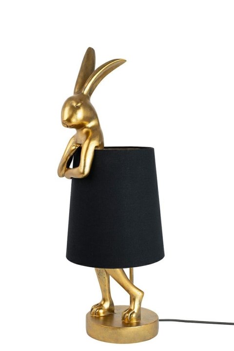 Kare Design KARE lampa stołowa RABBIT 68 cm złota / czarna