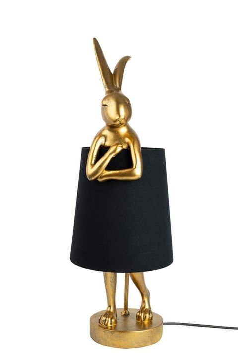 Kare Design KARE lampa stołowa RABBIT 68 cm złota / czarna