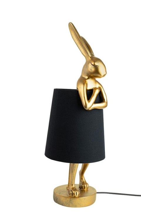 Kare Design KARE lampa stołowa RABBIT 68 cm złota / czarna