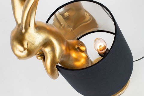 Kare Design KARE lampa stołowa RABBIT 68 cm złota / czarna