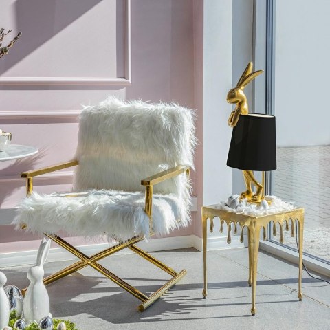 Kare Design KARE lampa stołowa RABBIT 68 cm złota / czarna