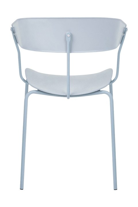 Krzesło JETT jasnoszare - polipropylen, metal