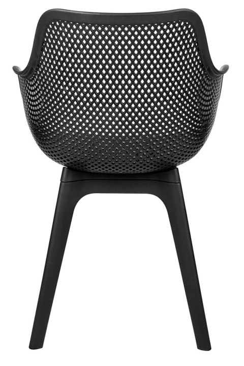 King Home Krzesło LANDI czarne - polipropylen