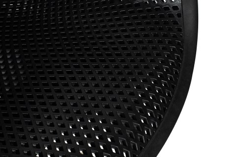 King Home Krzesło LANDI czarne - polipropylen