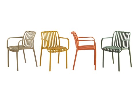 Krzesło STRIPS ARM żółte