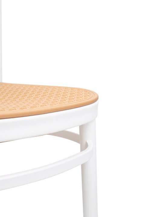 Krzesło WICKY białe - polipropylen