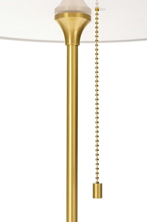 KING HOME Lampa biurkowa ARTE biało-złota - aluminium, szkło