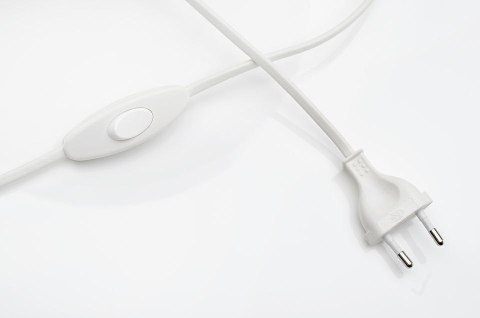 KING HOME Lampa biurkowa ARTE biało-złota - aluminium, szkło