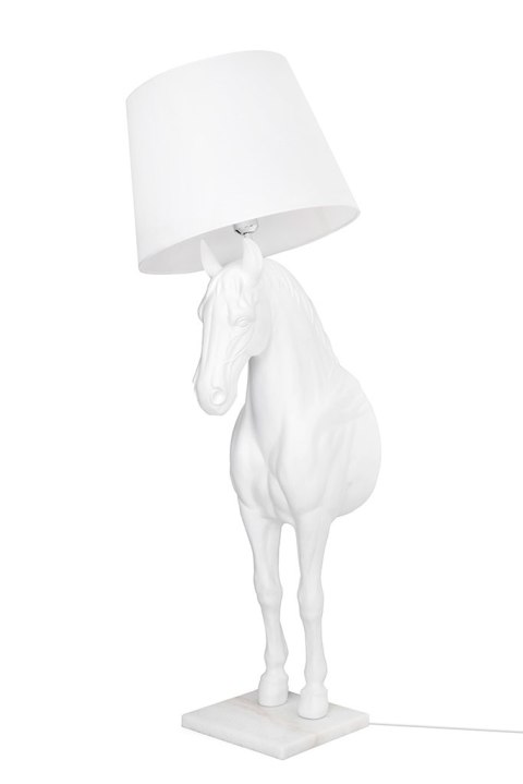 MOOSEE lampa podłogowa KOŃ HORSE STAND S biała - włókno szklane