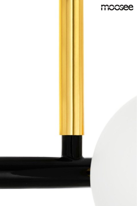 Moosee MOOSEE lampa wisząca COSMO LEVEL M - czarna, złota