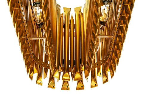 Moosee MOOSEE lampa wisząca GALLIANO LONG ciemne złoto