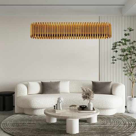 Moosee MOOSEE lampa wisząca GALLIANO LONG ciemne złoto