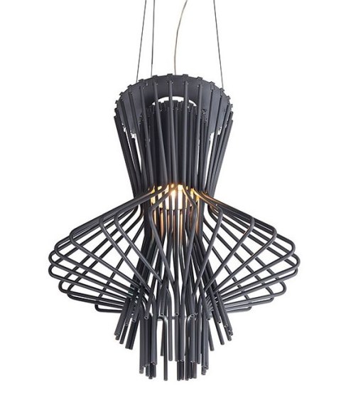 Moosee MOOSEE lampa wisząca STRAW szara