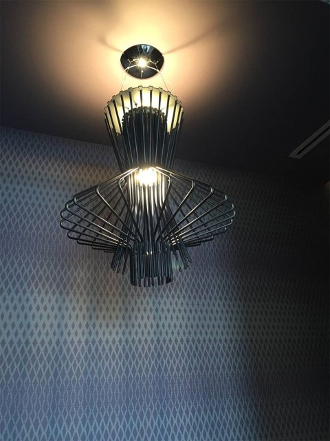 Moosee MOOSEE lampa wisząca STRAW szara