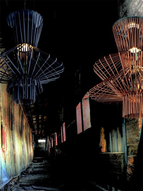 Moosee MOOSEE lampa wisząca STRAW szara