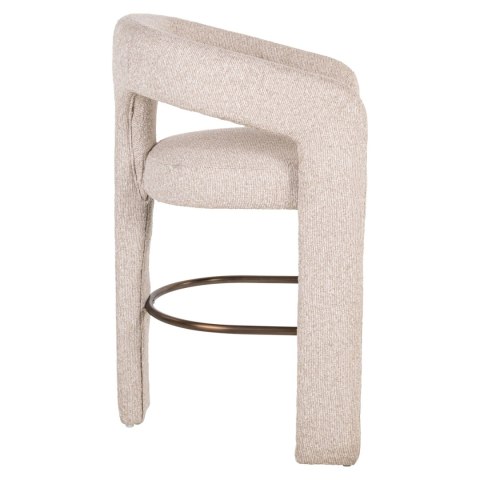 Richmond Interiors RICHMOND krzesło barowe BELLE 66 beżowe