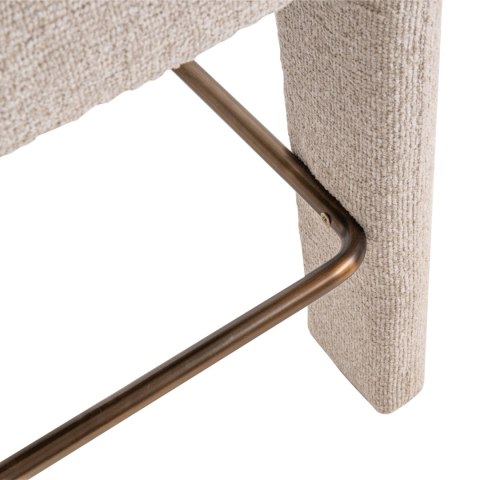 Richmond Interiors RICHMOND krzesło barowe BELLE 66 beżowe