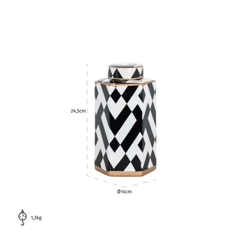 Richmond Interiors RICHMOND pojemnik ozdobny/wazon LATRELL SMALL